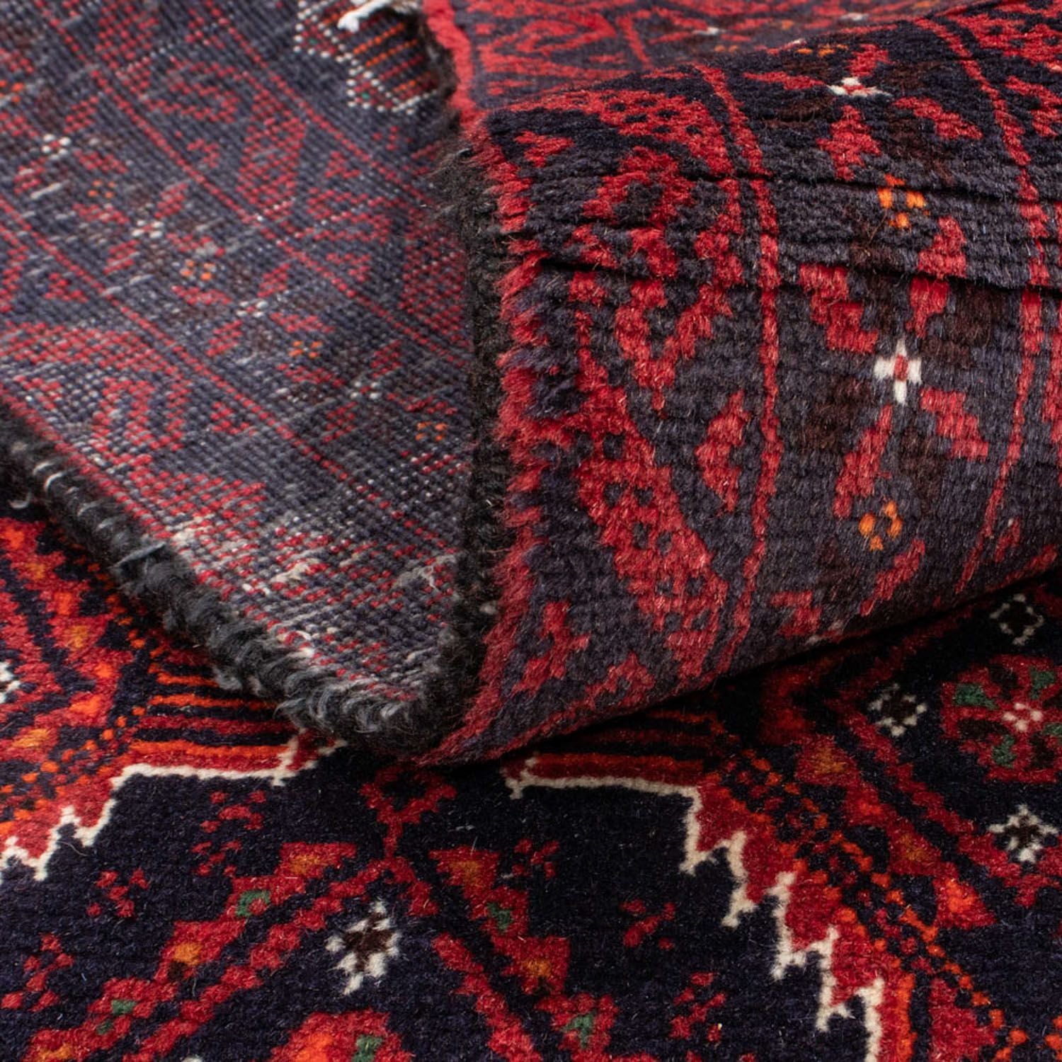 Tappeto corsia Tappeto Belutsch - 176 x 98 cm - rosso