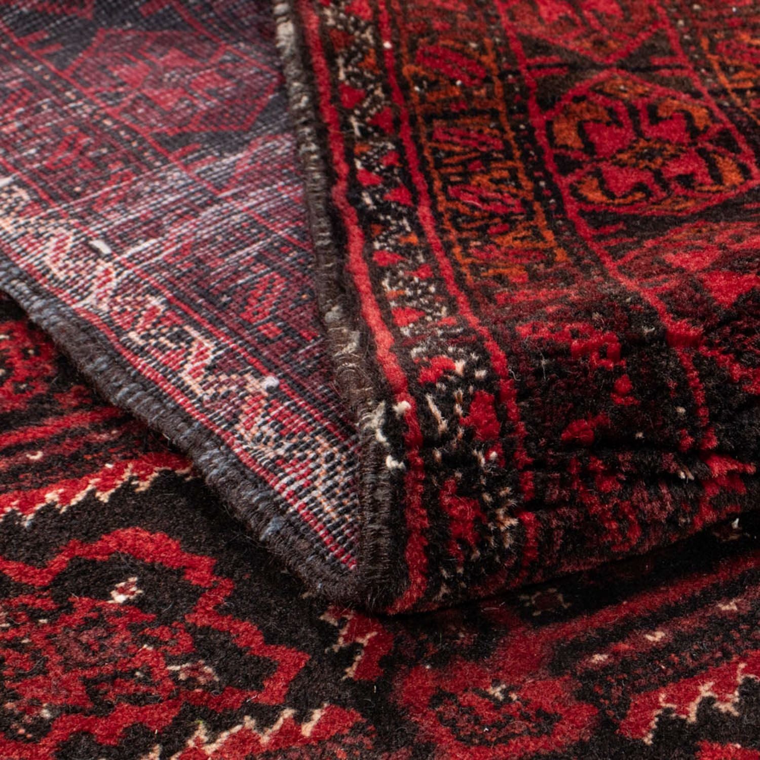 Tappeto corsia Tappeto Belutsch - 230 x 125 cm - rosso