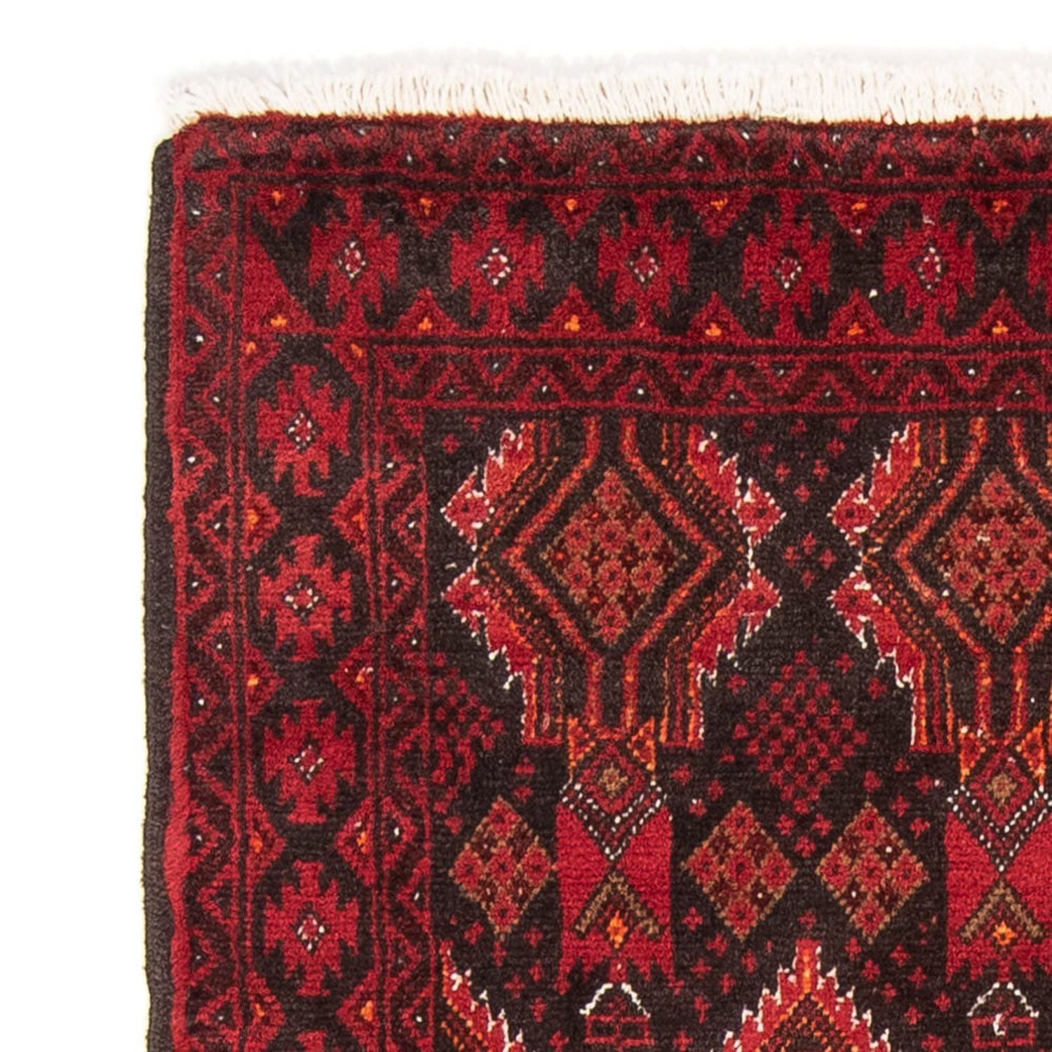 Tappeto corsia Tappeto Belutsch - 195 x 102 cm - rosso