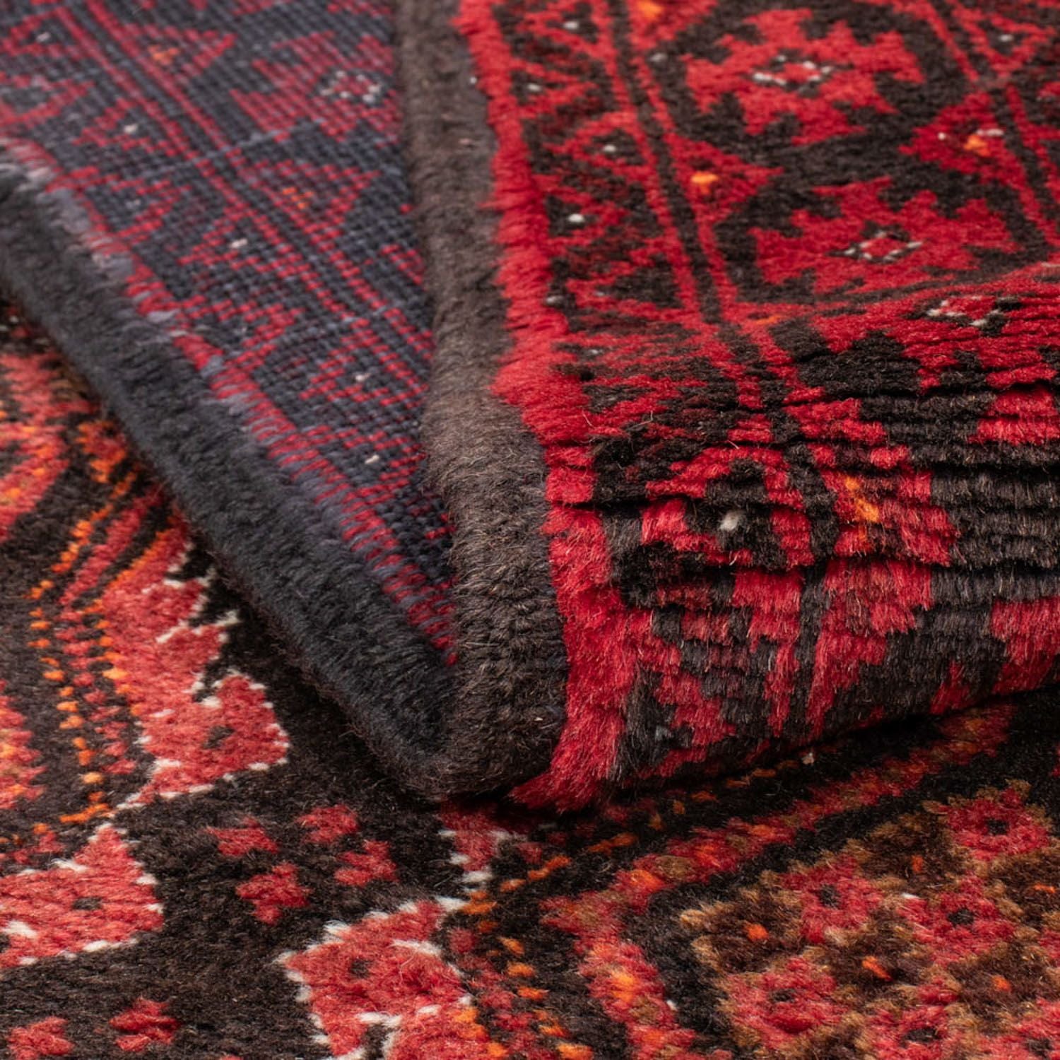 Tappeto corsia Tappeto Belutsch - 195 x 102 cm - rosso