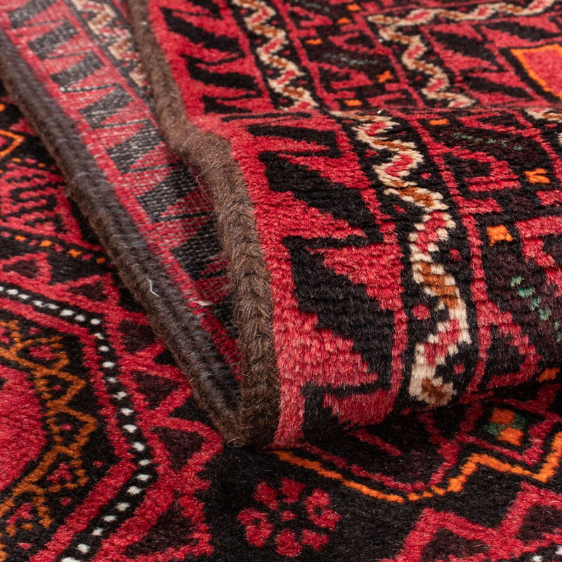 Tappeto corsia Tappeto Belutsch - 193 x 102 cm - rosso scuro
