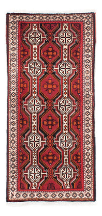 Tappeto corsia Tappeto Belutsch - 164 x 76 cm - rosso scuro