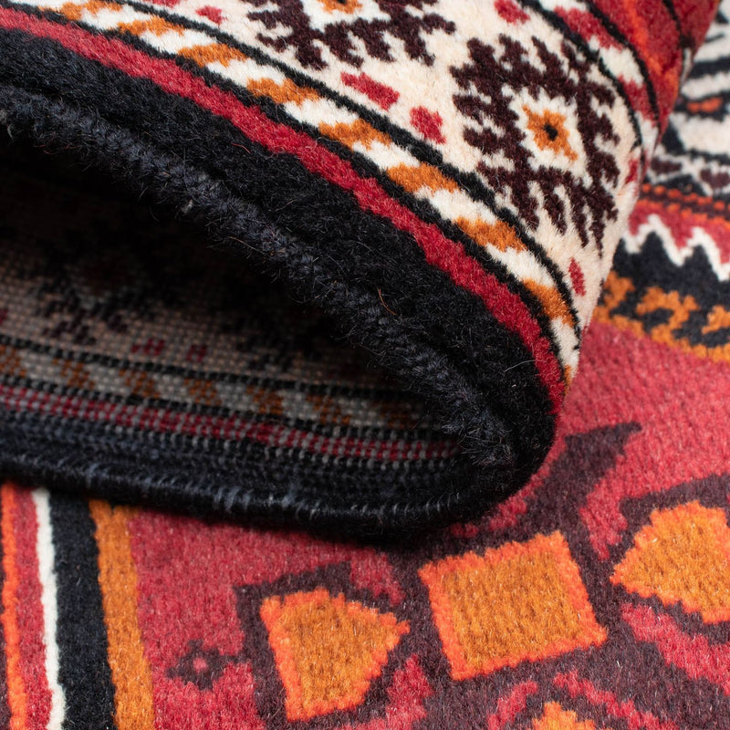 Tappeto corsia Tappeto Belutsch - 164 x 76 cm - rosso scuro