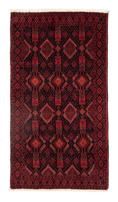 Tappeto corsia Tappeto Belutsch - 182 x 102 cm - rosso scuro