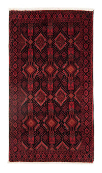 Tappeto corsia Tappeto Belutsch - 182 x 102 cm - rosso scuro