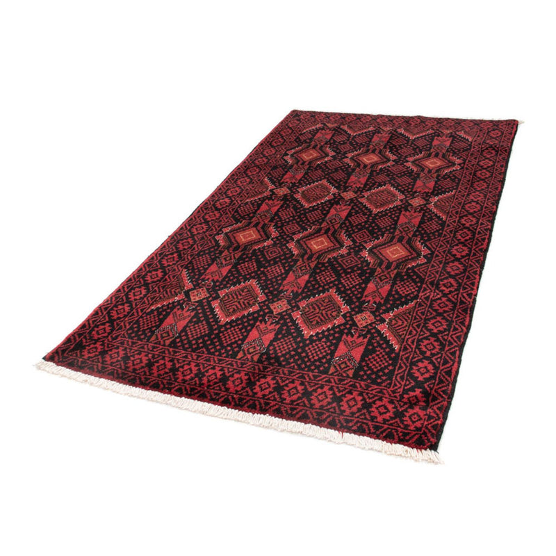 Tappeto corsia Tappeto Belutsch - 182 x 102 cm - rosso scuro