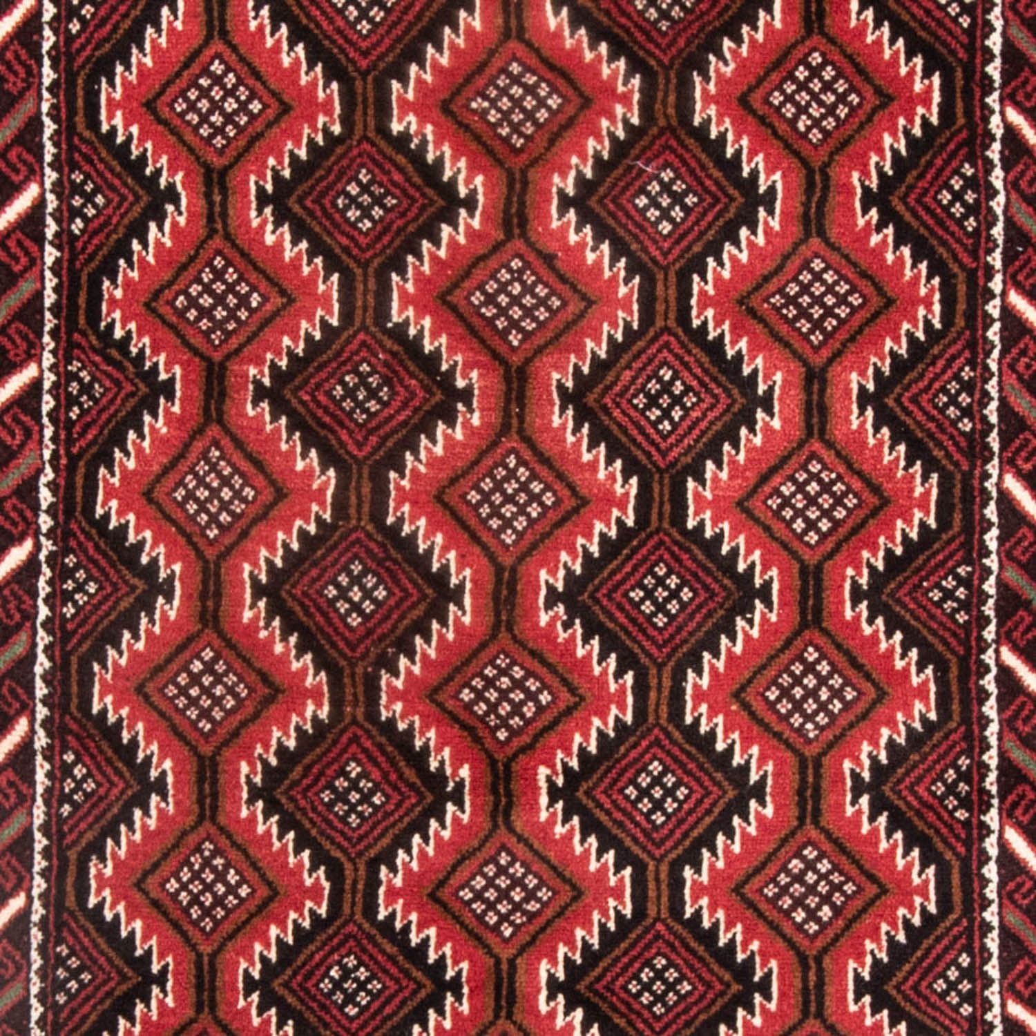 Tappeto corsia Tappeto Belutsch - 199 x 107 cm - rosso