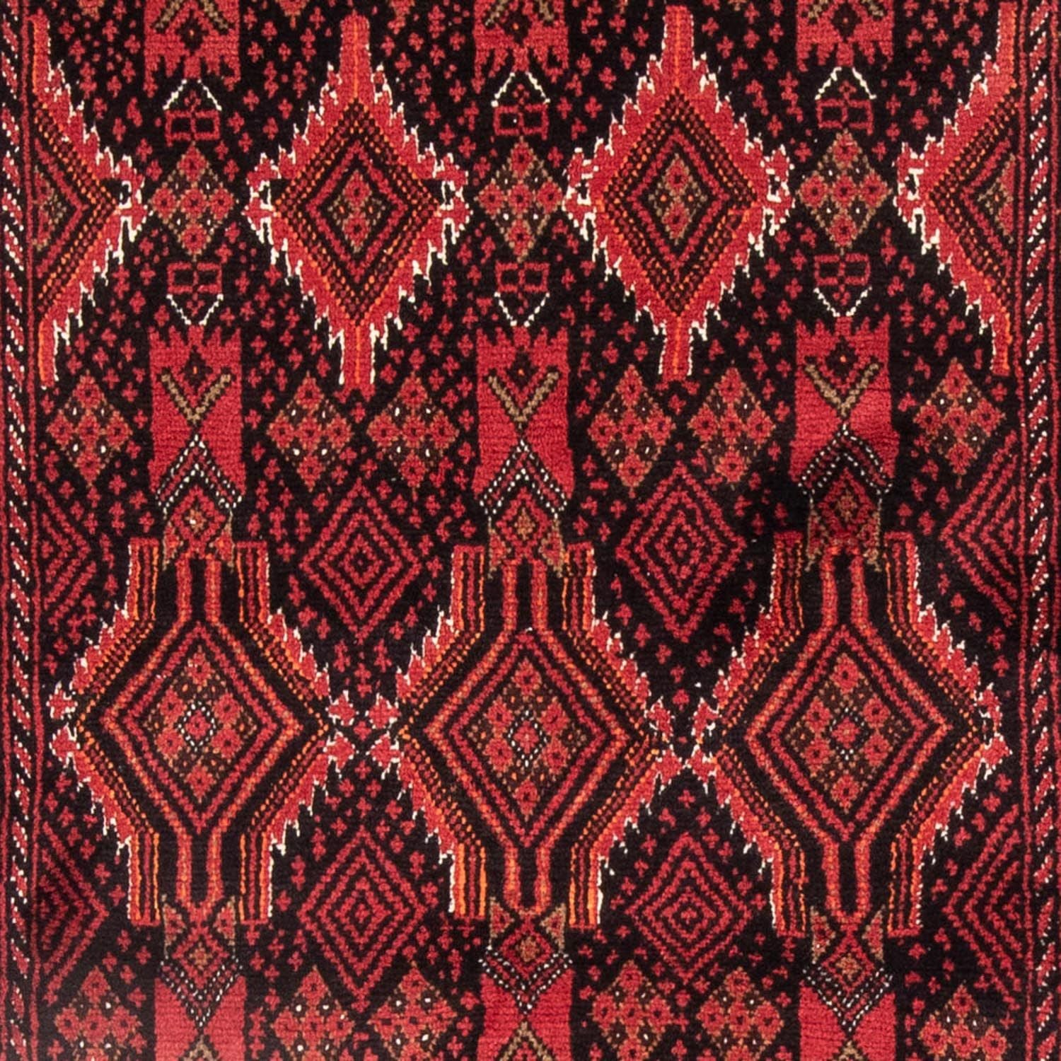 Tappeto corsia Tappeto Belutsch - 189 x 104 cm - rosso