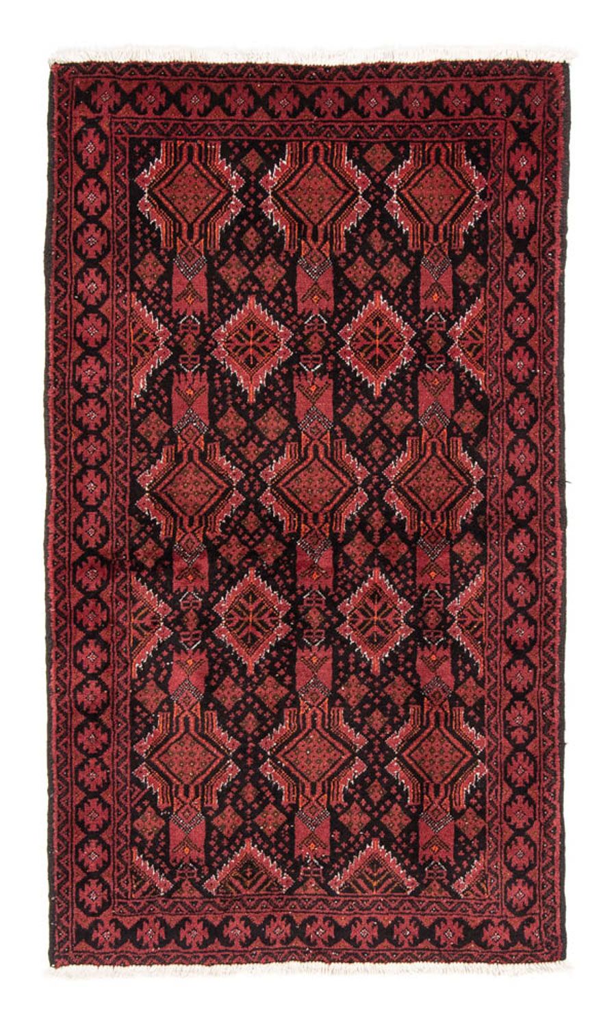 Tappeto corsia Tappeto Belutsch - 199 x 105 cm - rosso