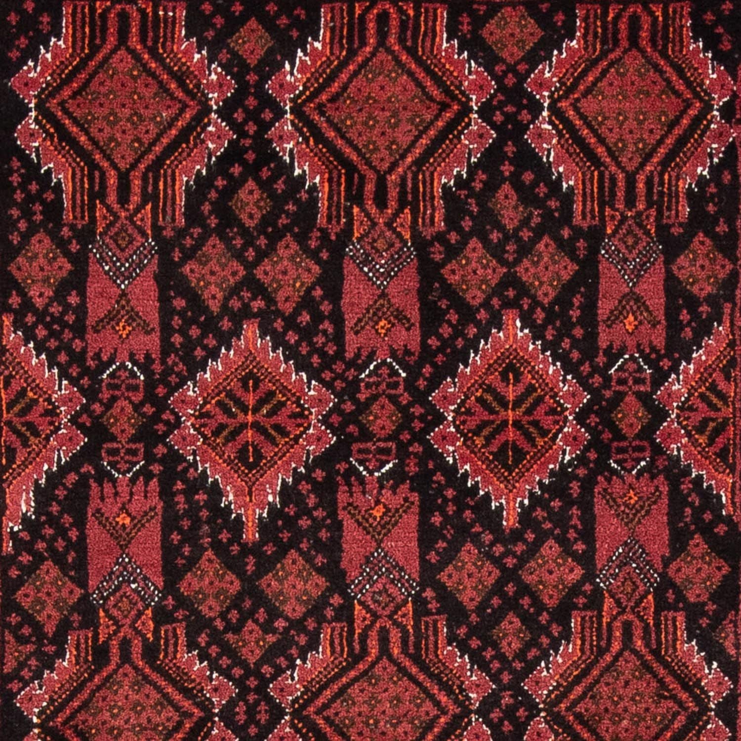Tappeto corsia Tappeto Belutsch - 199 x 105 cm - rosso