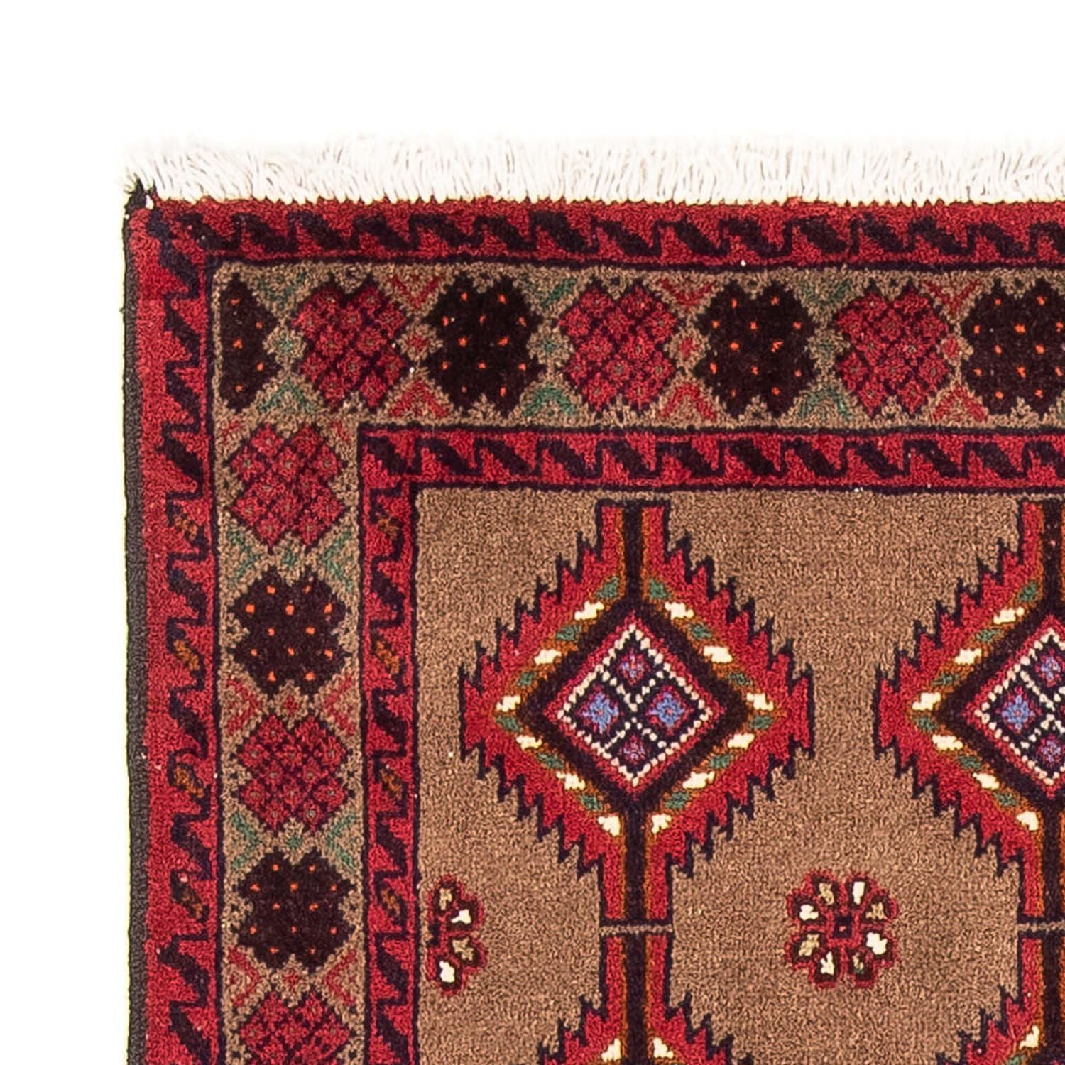Tappeto corsia Tappeto Belutsch - 179 x 101 cm - rosso