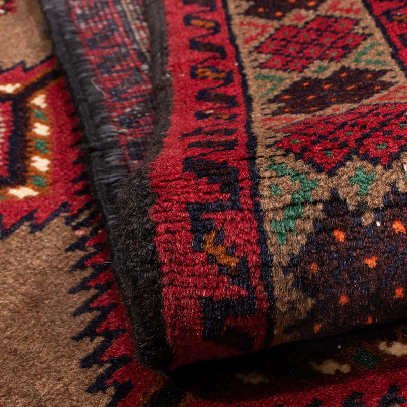 Tappeto corsia Tappeto Belutsch - 179 x 101 cm - rosso