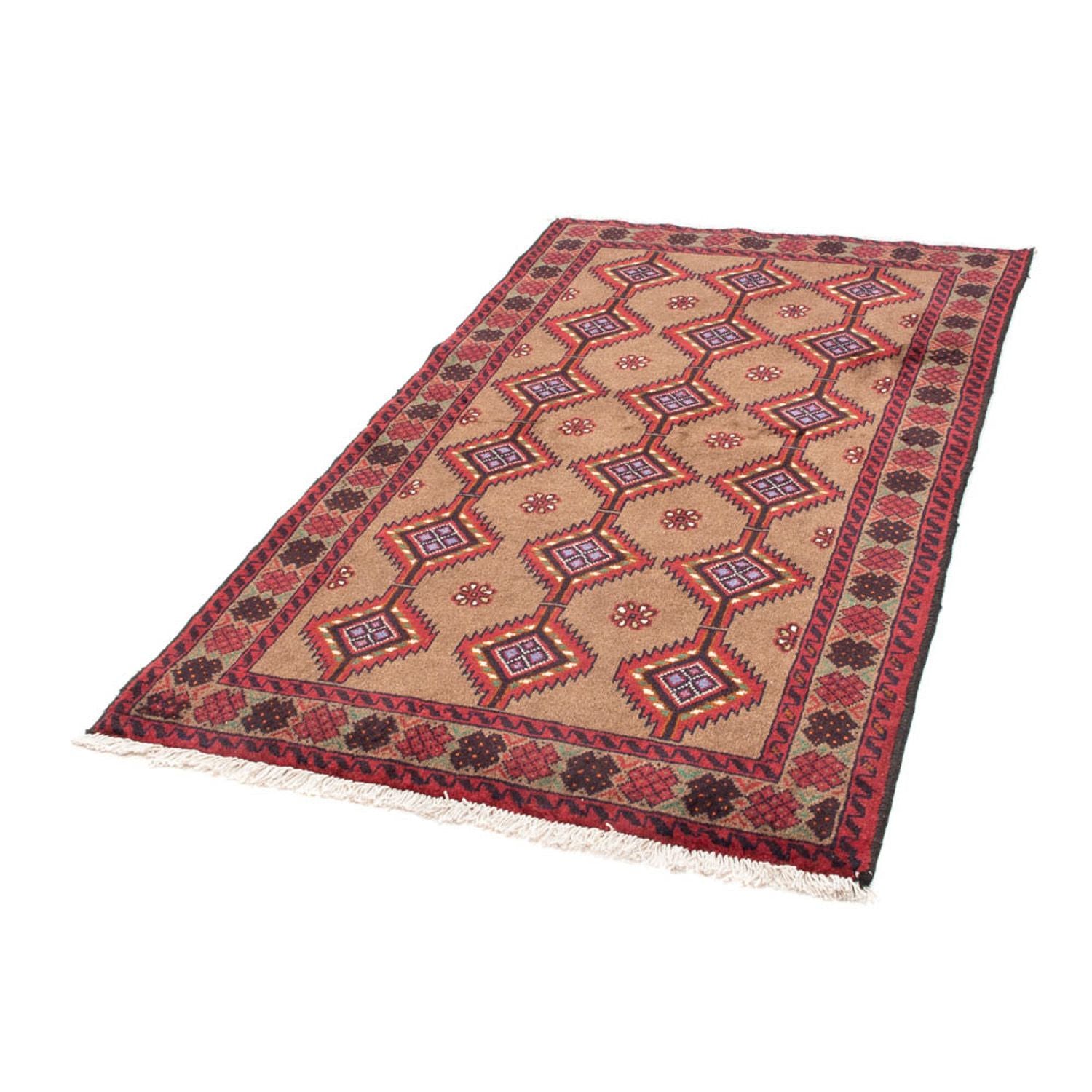 Tappeto corsia Tappeto Belutsch - 179 x 101 cm - rosso