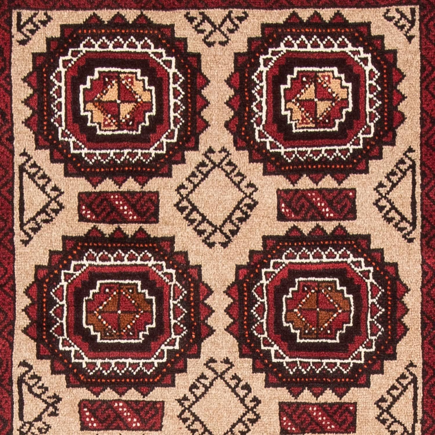 Tappeto corsia Tappeto Belutsch - 195 x 104 cm - beige