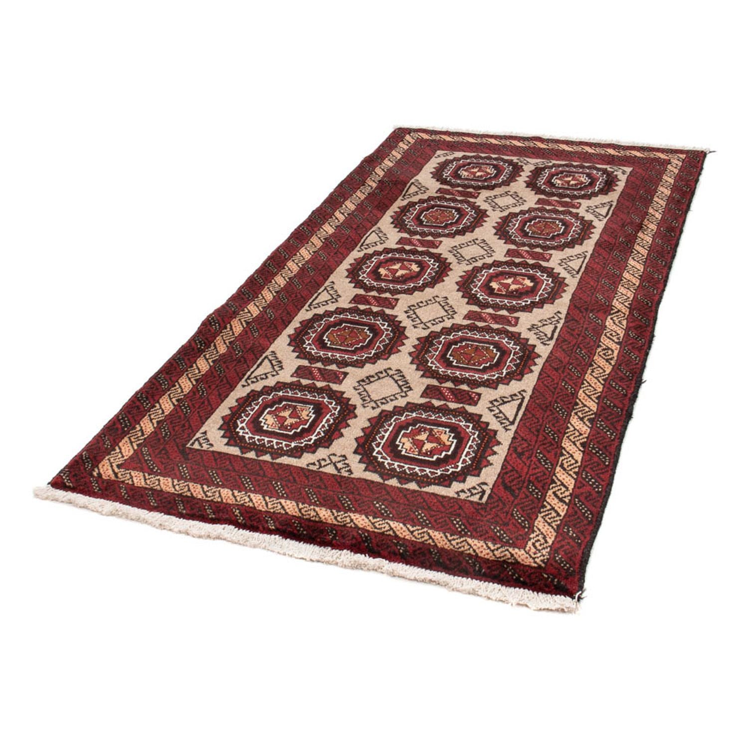 Tappeto corsia Tappeto Belutsch - 195 x 104 cm - beige