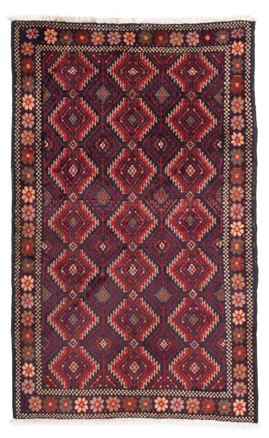 Tappeto Belutsch - 158 x 95 cm - blu scuro