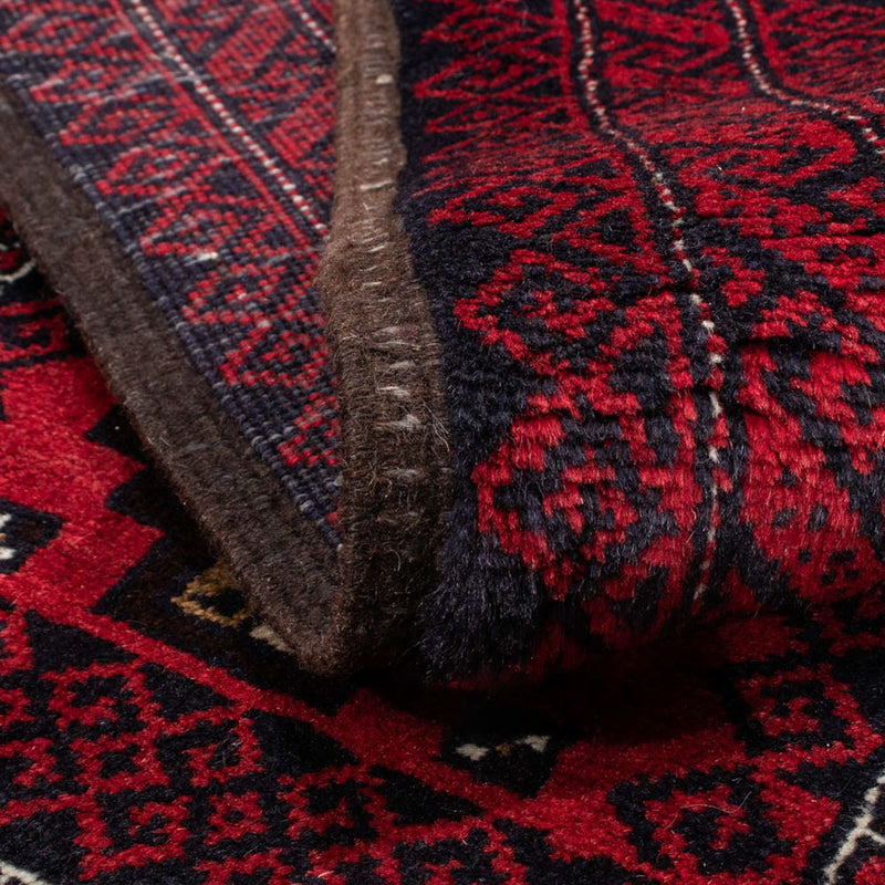 Tappeto corsia Tappeto Belutsch - 175 x 95 cm - rosso scuro