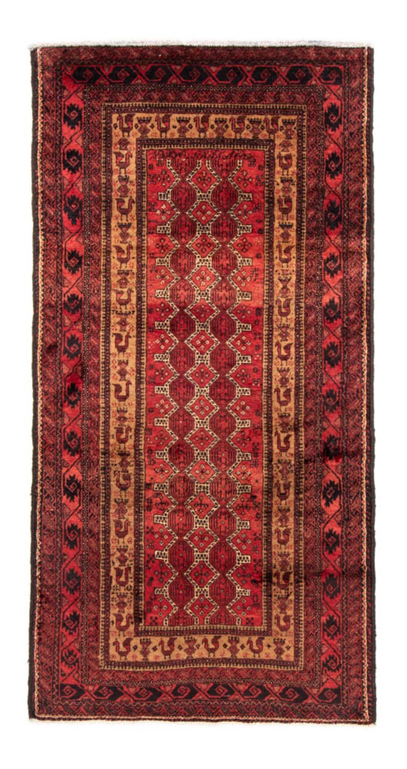 Tappeto corsia Tappeto Belutsch - 192 x 105 cm - ruggine