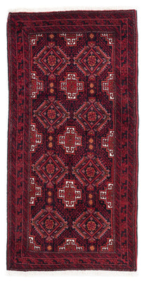 Tappeto Belutsch - 164 x 87 cm - rosso scuro