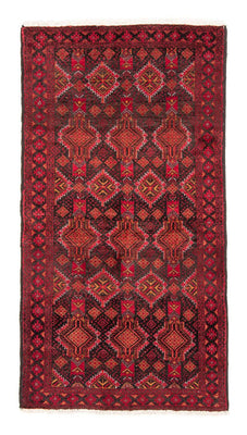 Tappeto corsia Tappeto Belutsch - 194 x 105 cm - rosso