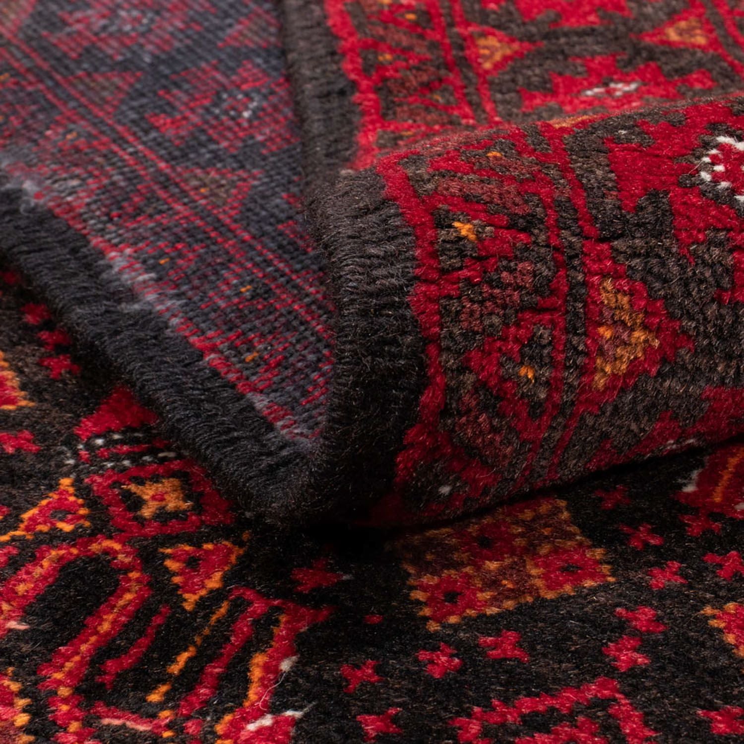 Tappeto corsia Tappeto Belutsch - 194 x 105 cm - rosso