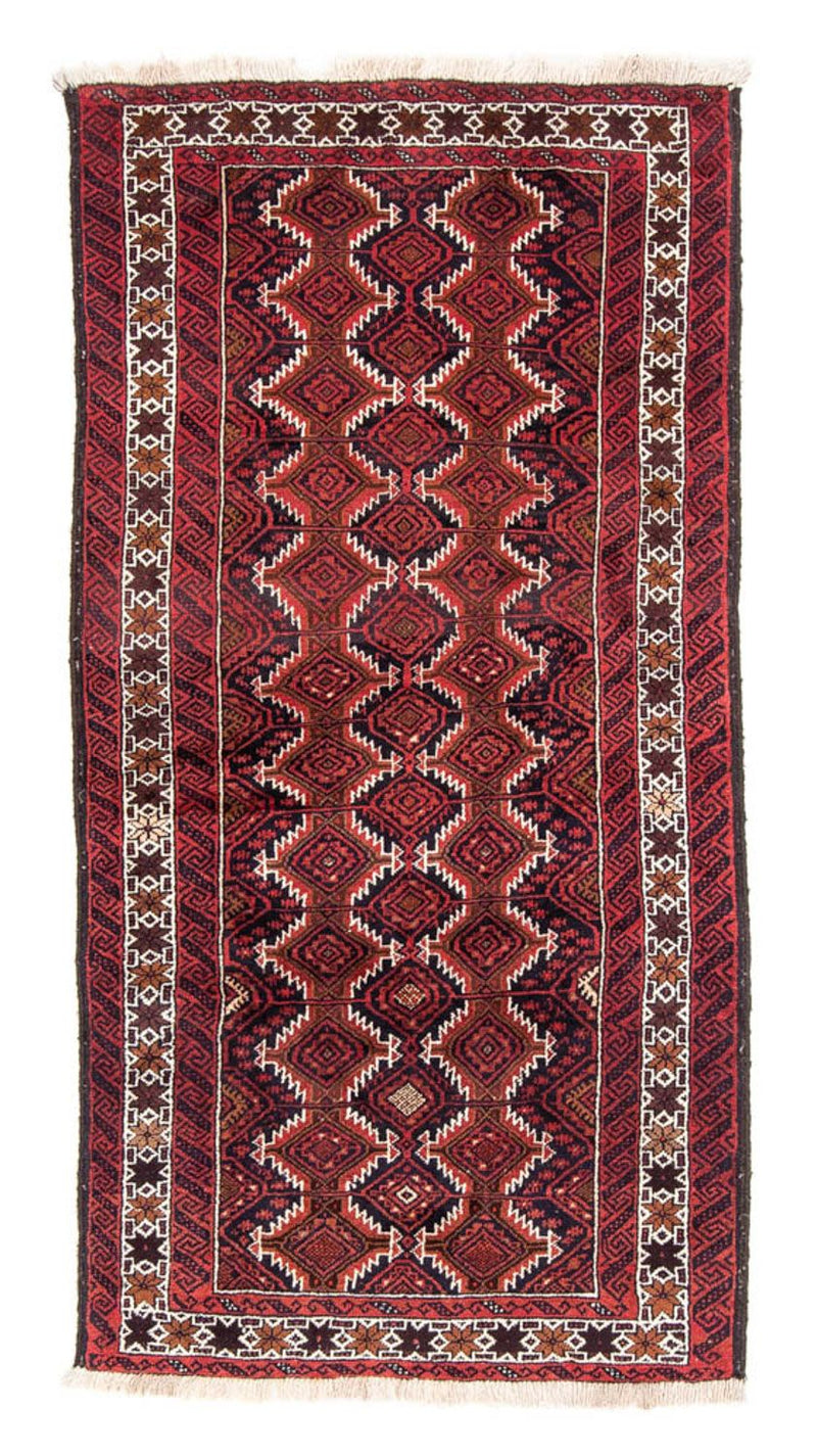 Tappeto corsia Tappeto Belutsch - 189 x 97 cm - rosso
