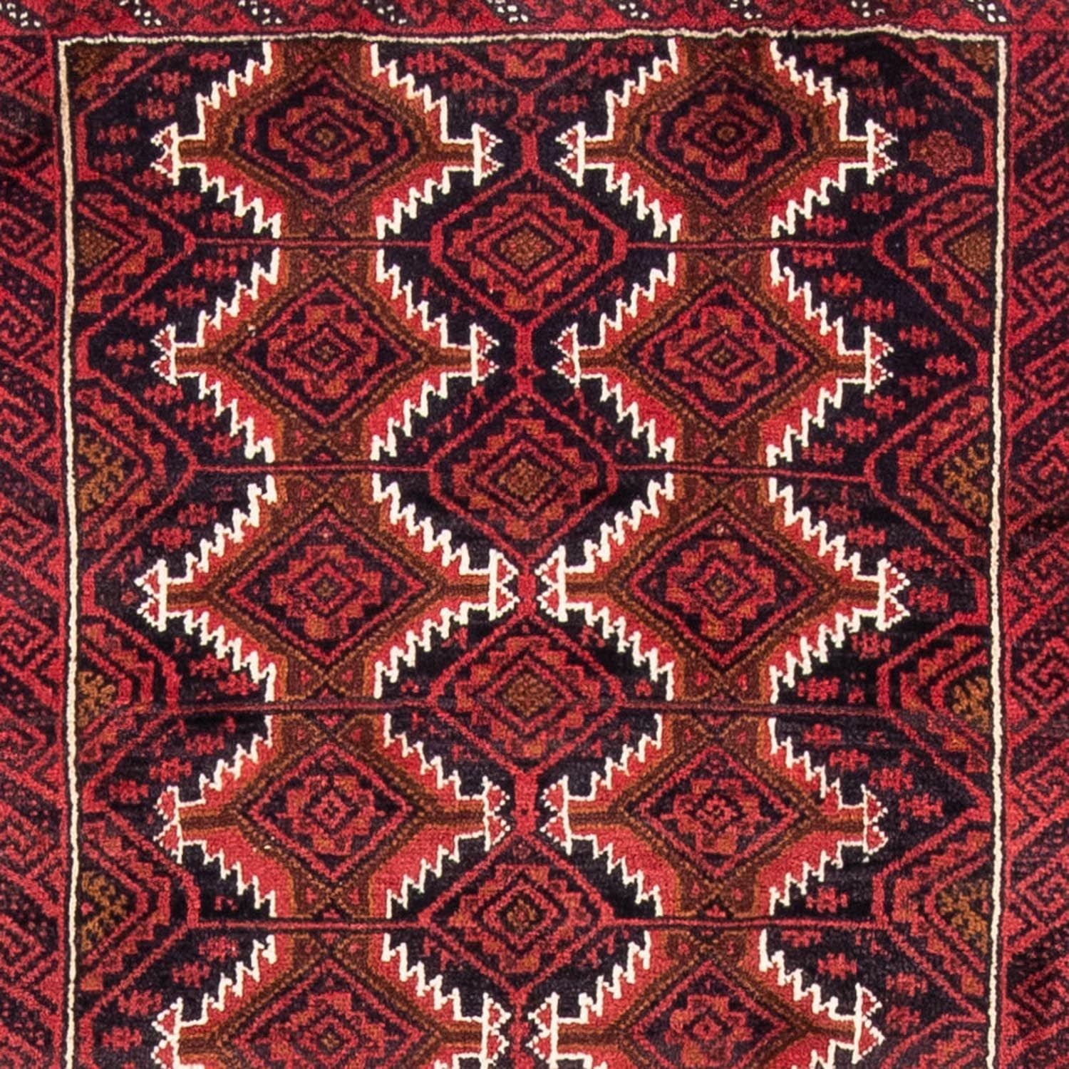 Tappeto corsia Tappeto Belutsch - 189 x 97 cm - rosso