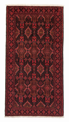 Tappeto corsia Tappeto Belutsch - 201 x 99 cm - rosso scuro