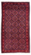Tappeto corsia Tappeto Belutsch - 174 x 99 cm - rosso scuro