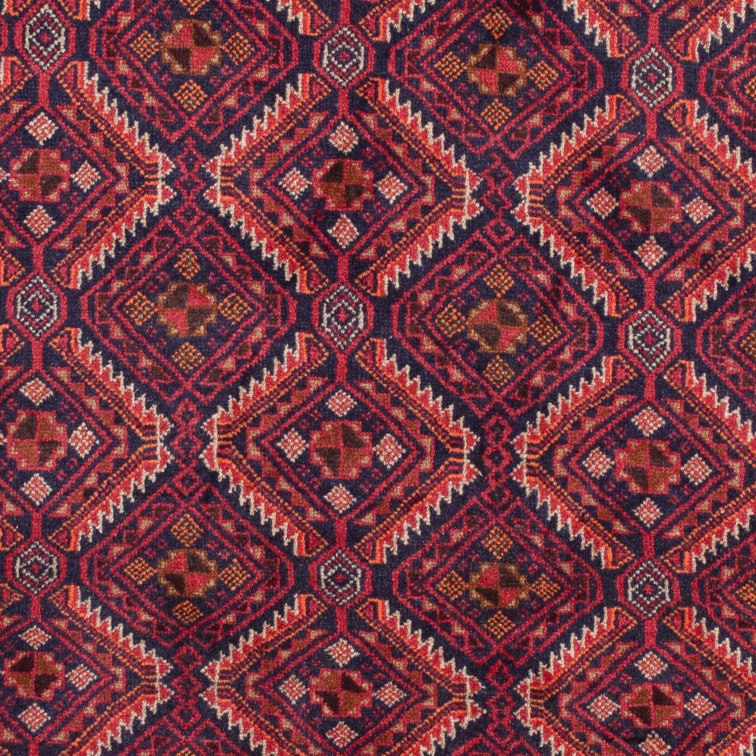 Tappeto corsia Tappeto Belutsch - 174 x 99 cm - rosso scuro