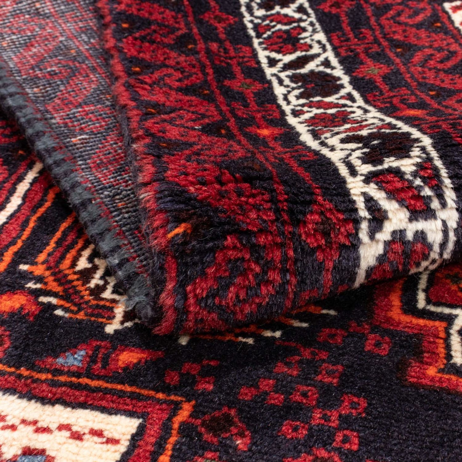 Tappeto corsia Tappeto Belutsch - 194 x 110 cm - rosso