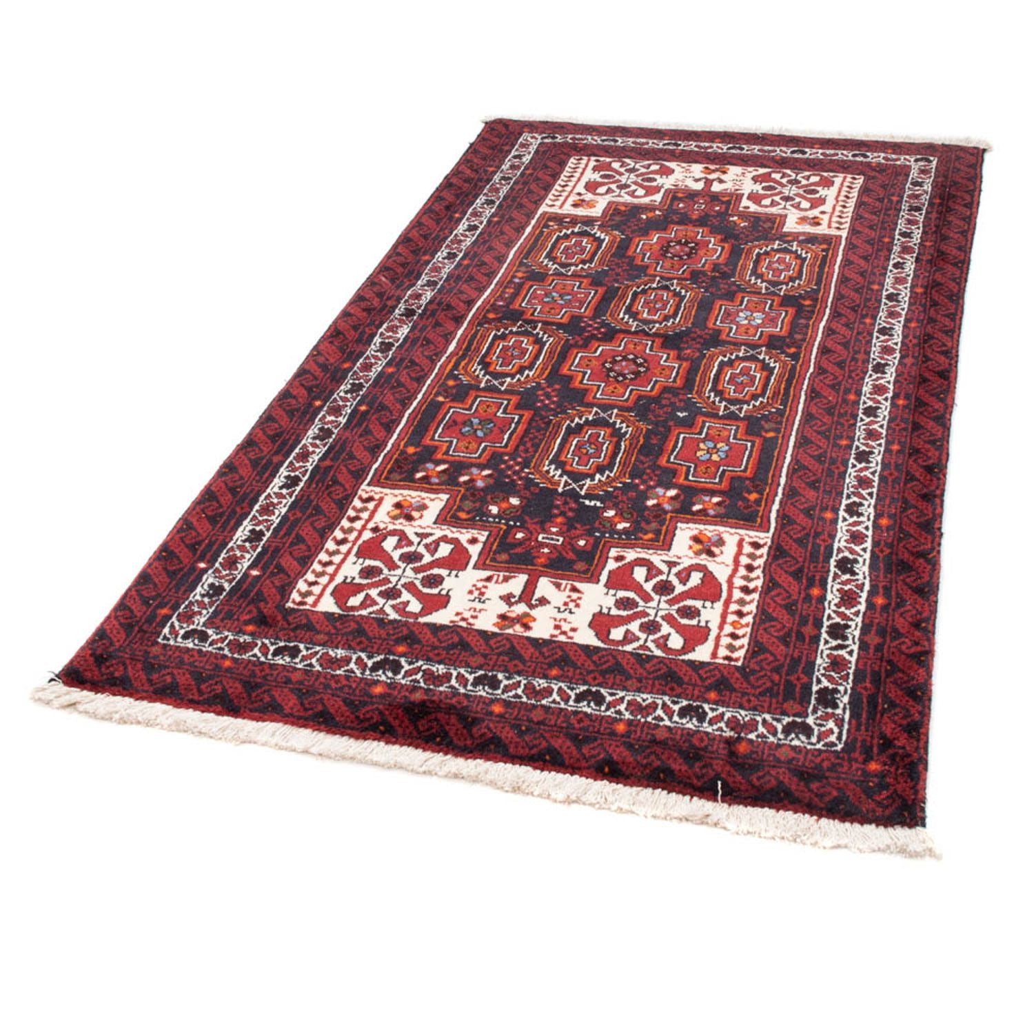 Tappeto corsia Tappeto Belutsch - 194 x 110 cm - rosso