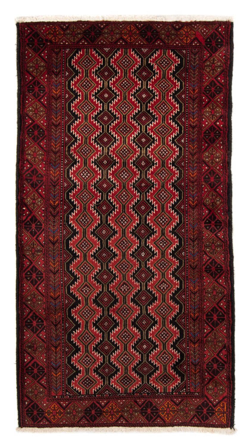 Tappeto corsia Tappeto Belutsch - 219 x 110 cm - rosso scuro