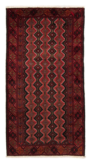 Tappeto corsia Tappeto Belutsch - 219 x 110 cm - rosso scuro