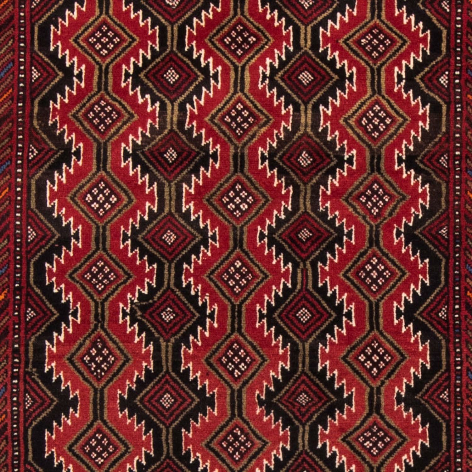 Tappeto corsia Tappeto Belutsch - 219 x 110 cm - rosso scuro