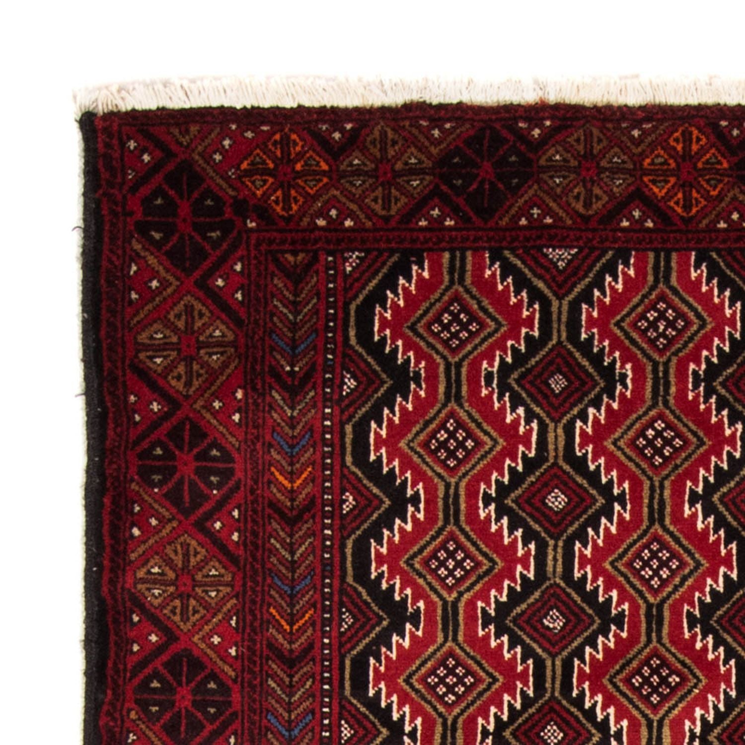 Tappeto corsia Tappeto Belutsch - 219 x 110 cm - rosso scuro