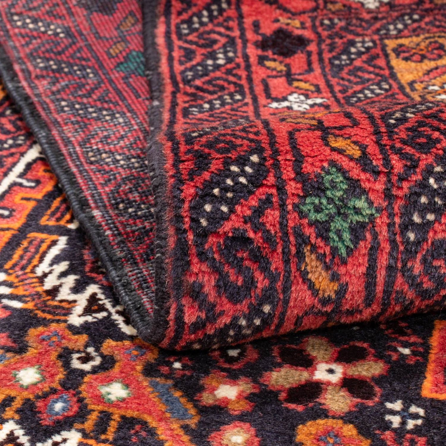 Tappeto corsia Tappeto Belutsch - 210 x 106 cm - rosso