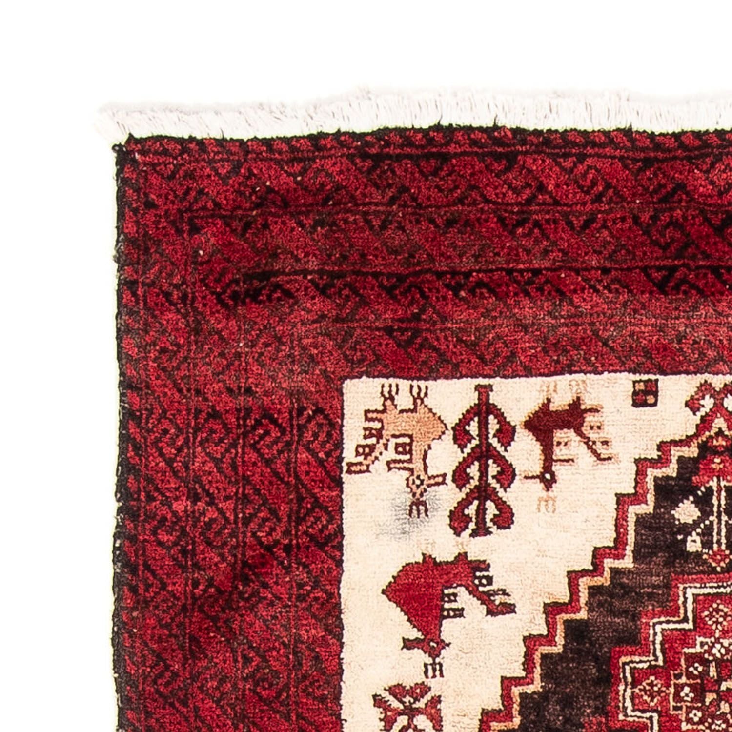 Tappeto corsia Tappeto Belutsch - 202 x 100 cm - rosso