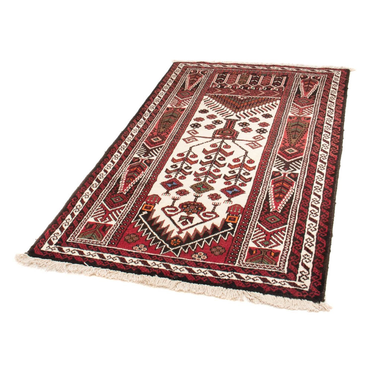 Tappeto corsia Tappeto Belutsch - 175 x 97 cm - beige
