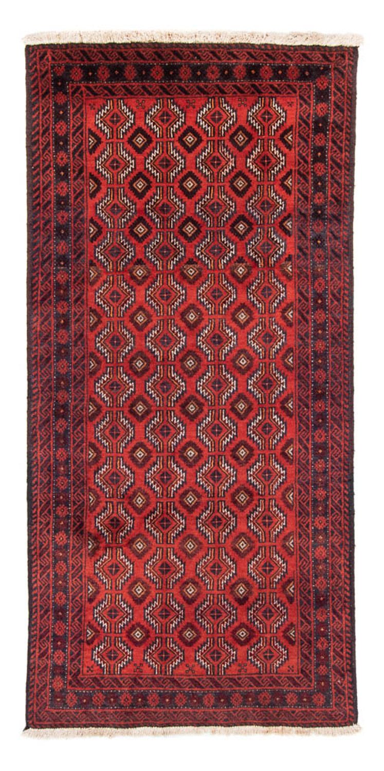 Tappeto corsia Tappeto Belutsch - 185 x 97 cm - rosso