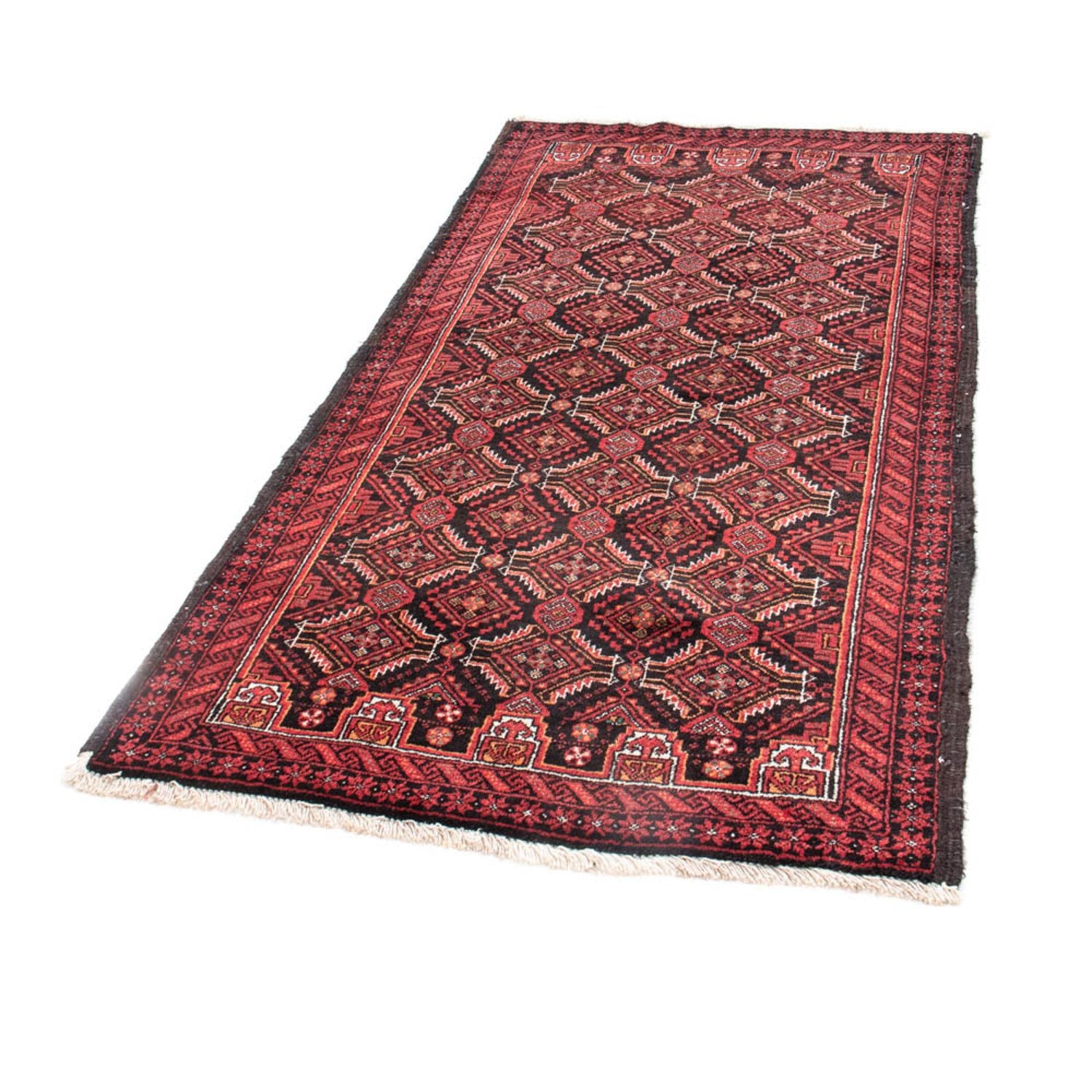 Tappeto corsia Tappeto Belutsch - 185 x 97 cm - rosso
