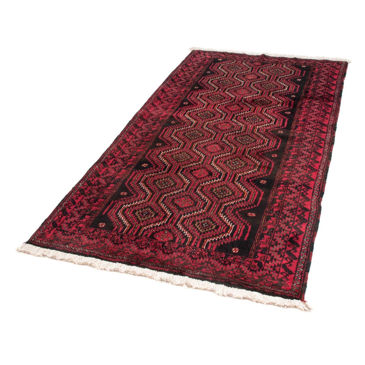 Tappeto corsia Tappeto Belutsch - 180 x 96 cm - rosso