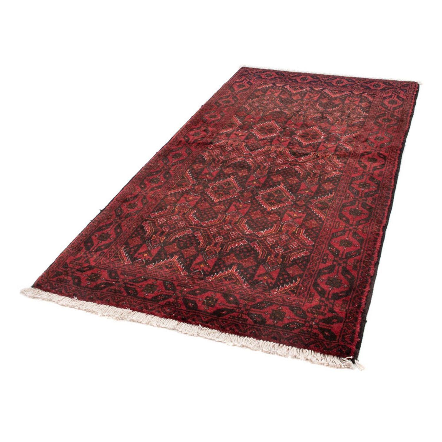 Tappeto corsia Tappeto Belutsch - 196 x 100 cm - rosso