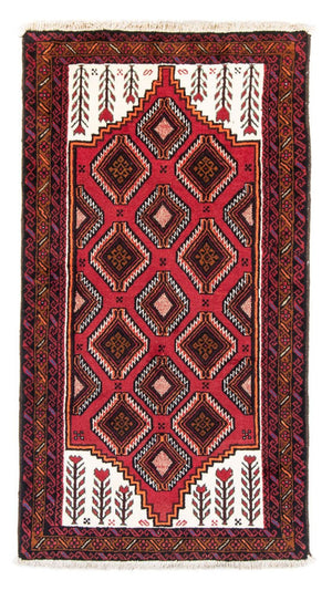 Tappeto corsia Tappeto Belutsch - 194 x 104 cm - rosso