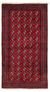 Tappeto Belutsch 101x194cm - Tappeto persiano - Passatoia / Rosso scuro / 101 x 194 cm Passatoia