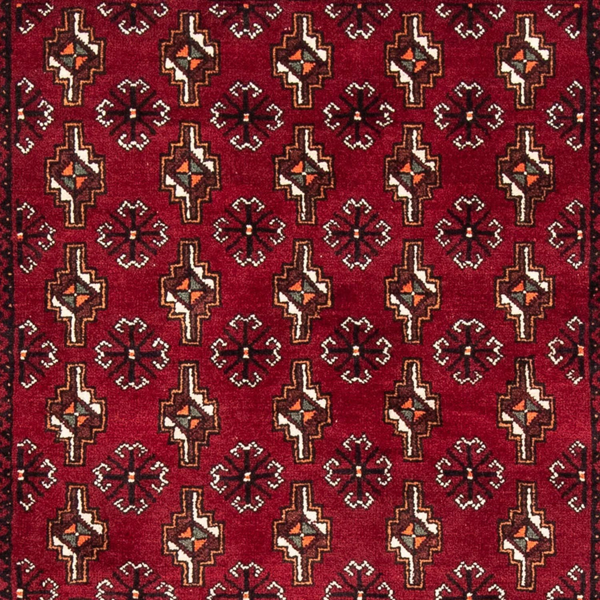 Tappeto corsia Tappeto Belutsch - 194 x 101 cm - rosso scuro