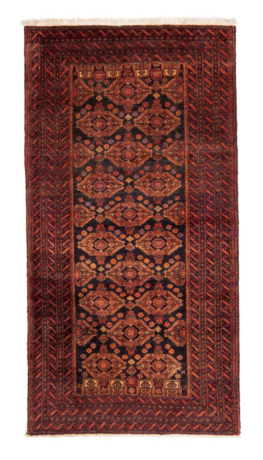 Tappeto corsia Tappeto Belutsch - 189 x 102 cm - ruggine