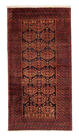 Tappeto corsia Tappeto Belutsch - 189 x 102 cm - ruggine
