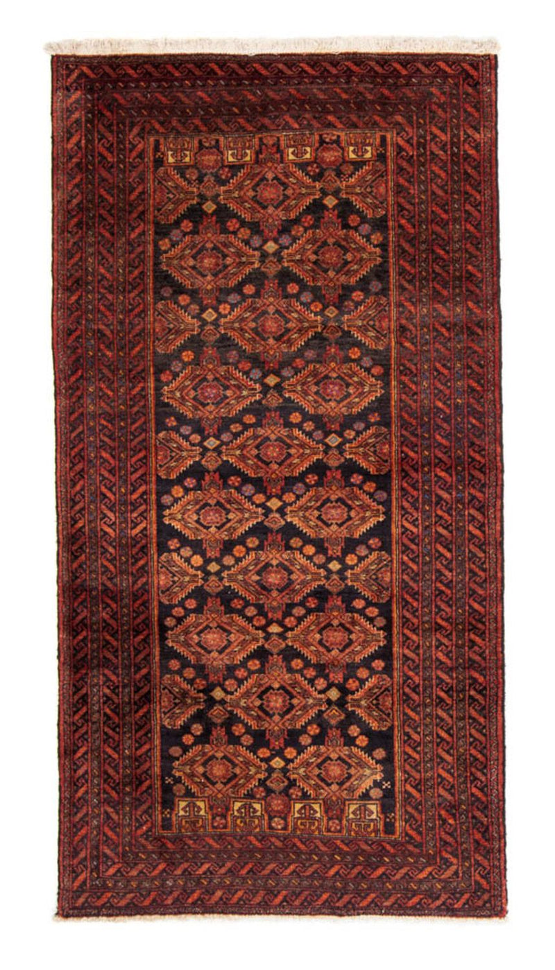 Tappeto corsia Tappeto Belutsch - 189 x 102 cm - ruggine