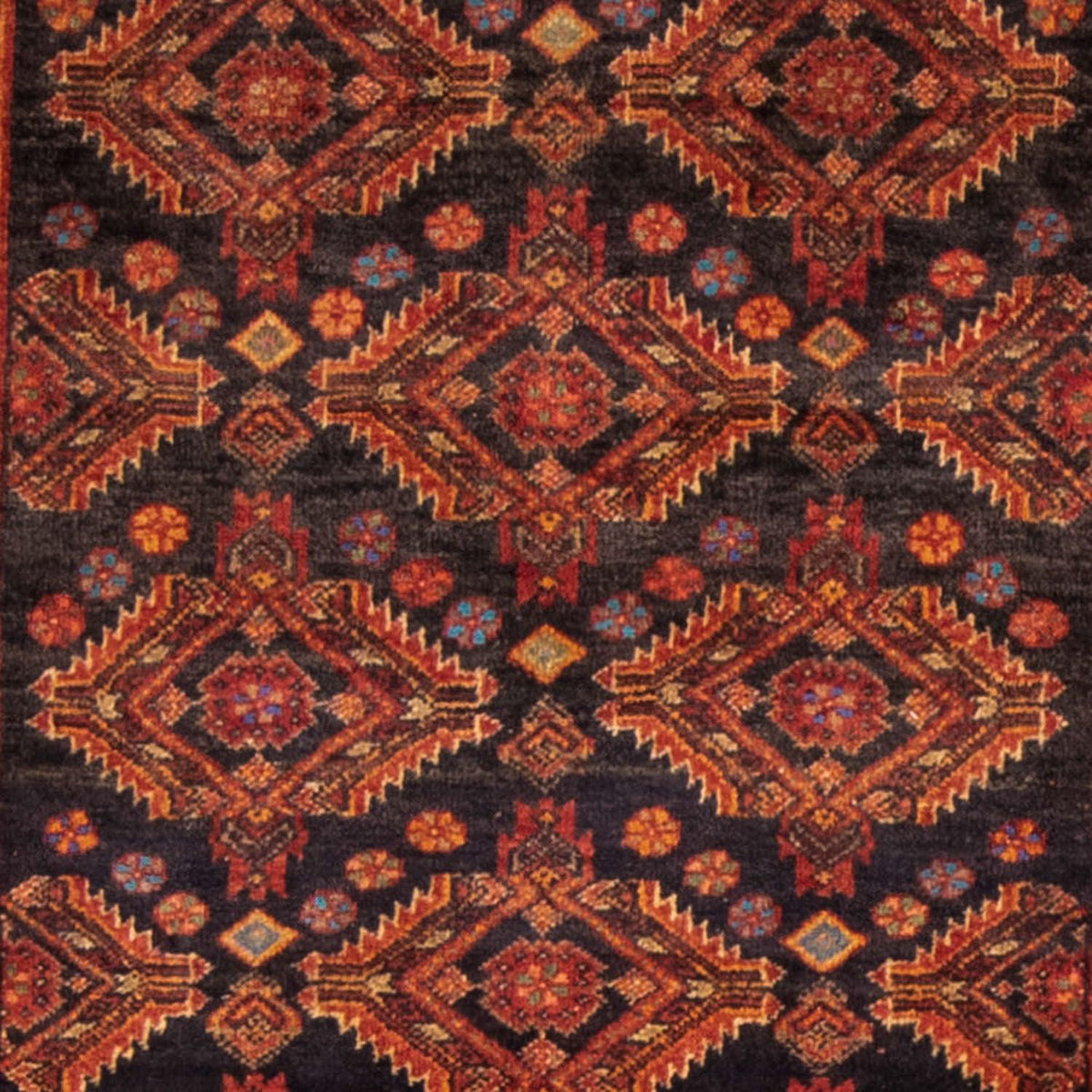 Tappeto corsia Tappeto Belutsch - 189 x 102 cm - ruggine